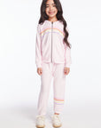 Slim Slouchy Pinky Girls Pant with Strappings Girls chaserbrand