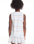 Devin Happy Stripe Girls Muscle Tee GIRLS chaserbrand