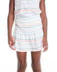 Peplum Happy Stripe Girls Skort GIRLS chaserbrand