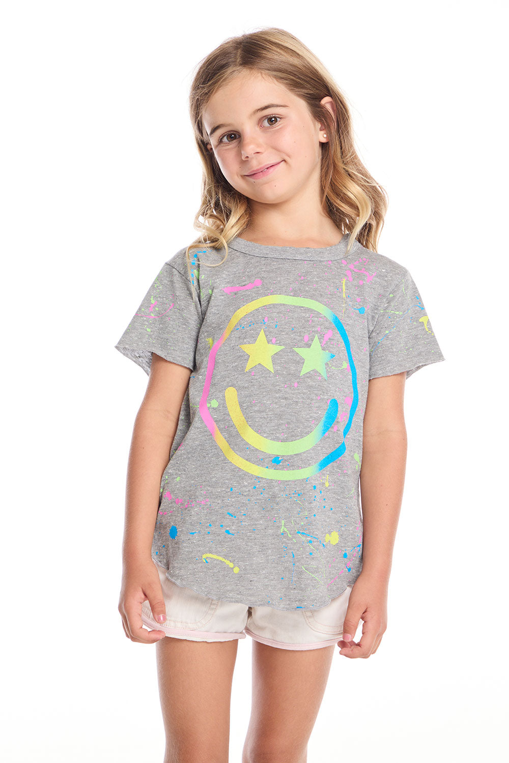 Happy Smiley Face Girls Tee GIRLS chaserbrand