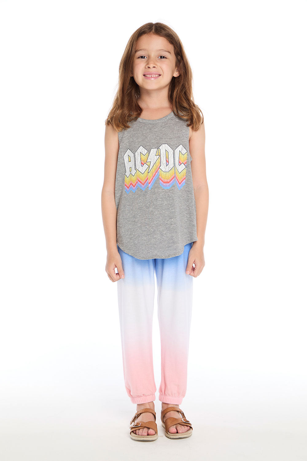 AC/DC Logo Fade Tank Girls chaserbrand