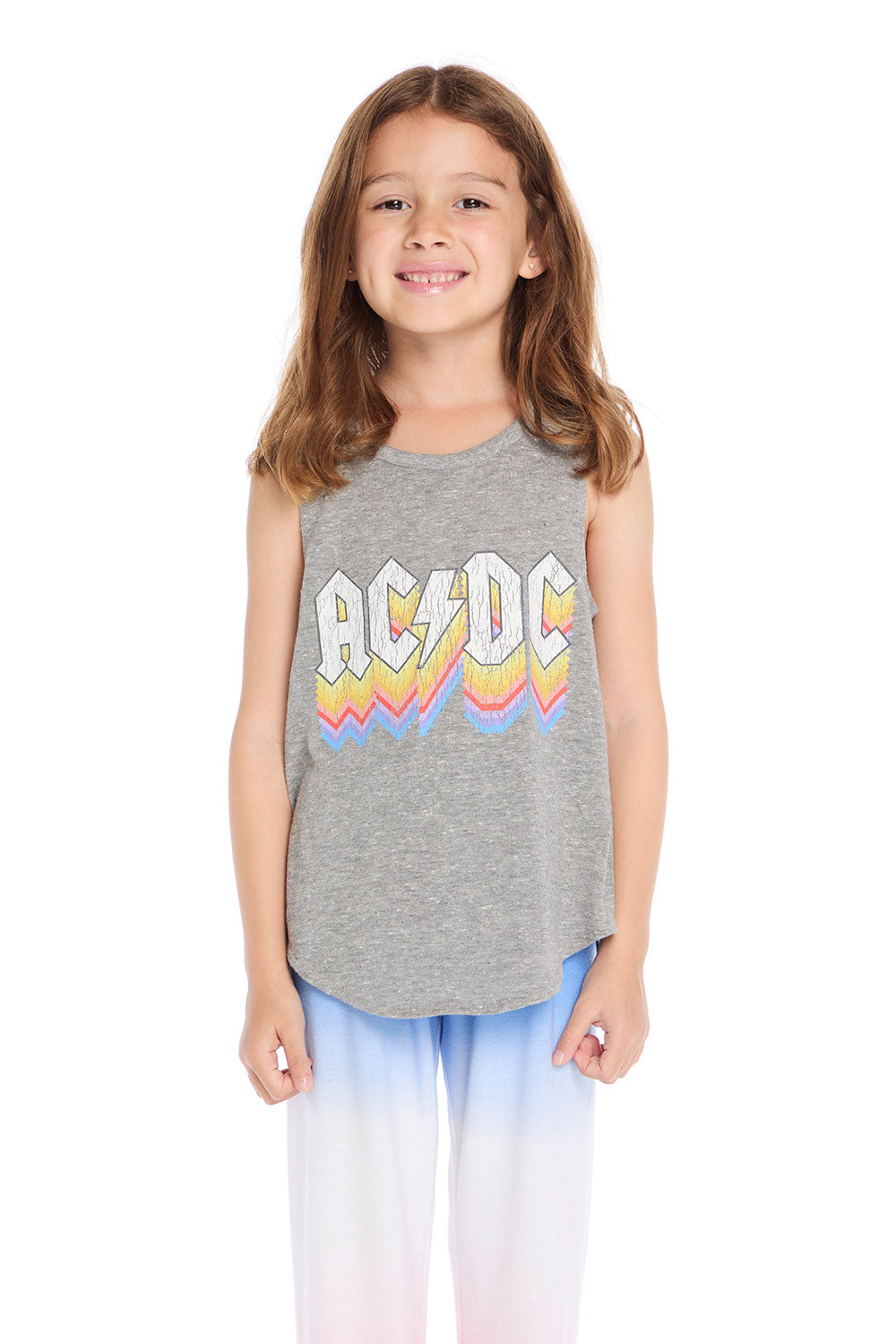 AC/DC Logo Fade Tank Girls chaserbrand