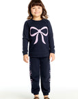 Basic Stormy Bows Pullover Girls chaserbrand