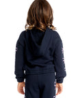 Semi Cropped Shirred Stormy Bows Hoodie Pullover Girls chaserbrand