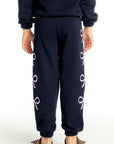 Shirred Easy Stormy Bows Sweatpant Girls chaserbrand