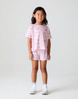 Girls Peace Happy Smile Shorts chaserbrand