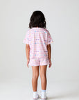 Girls Peace Happy Smile Shorts chaserbrand