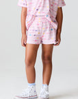Girls Peace Happy Smile Shorts chaserbrand