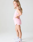 Girls Candy Pink Track Shorts chaserbrand