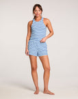 Harper Amalfi Blue Stripe Shorts WOMENS chaserbrand