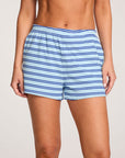Harper Amalfi Blue Stripe Shorts WOMENS chaserbrand