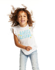 Little Sister Flutter Sleeve Tee GIRLS chaserbrand