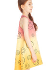 Allover Smileys Tank Dress Girls chaserbrand