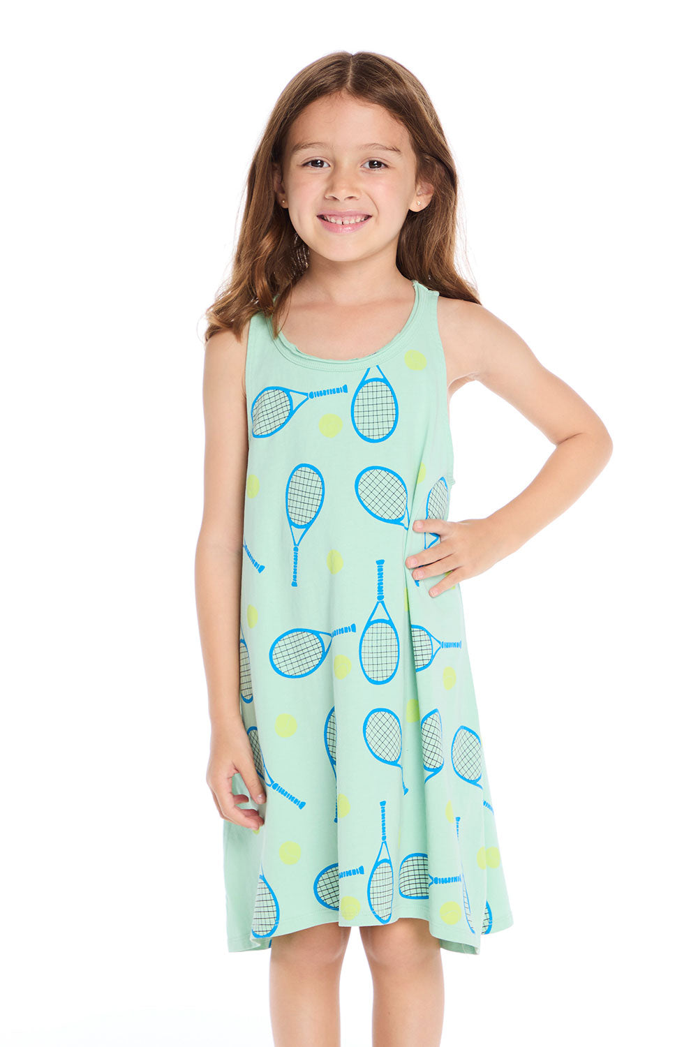 Allover Tennis Tank Dress Girls chaserbrand