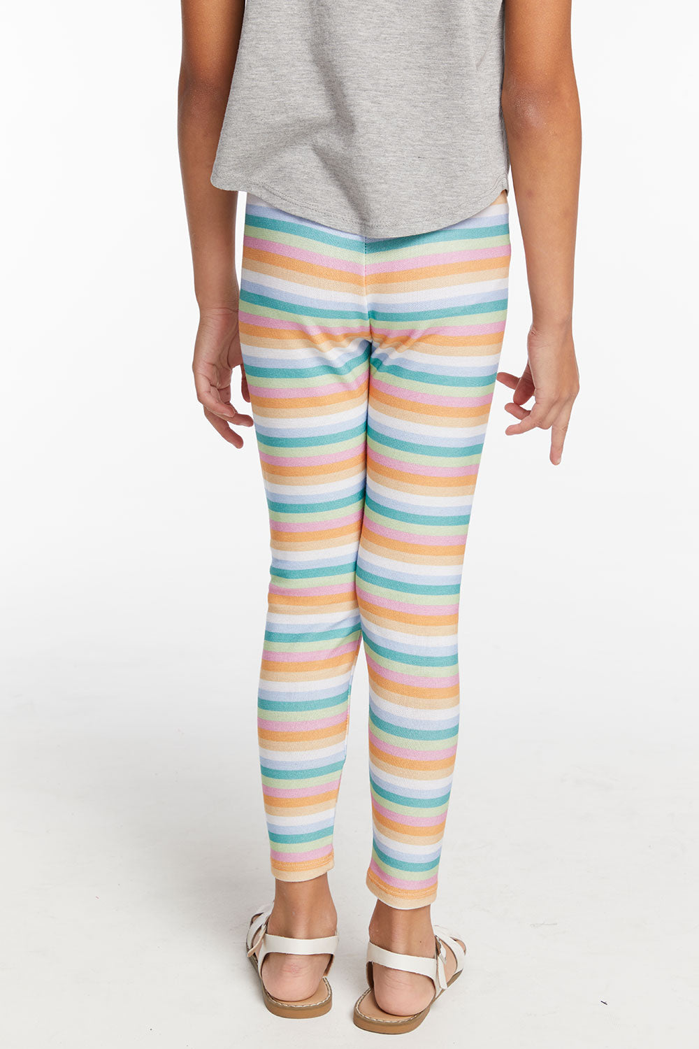 Girls Cozy Knit Sunshine Stripe Classic Slim Legging GIRLS chaserbrand
