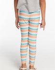 Girls Cozy Knit Sunshine Stripe Classic Slim Legging GIRLS chaserbrand