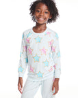 Star Party Girls Raglan Pullover GIRLS chaserbrand