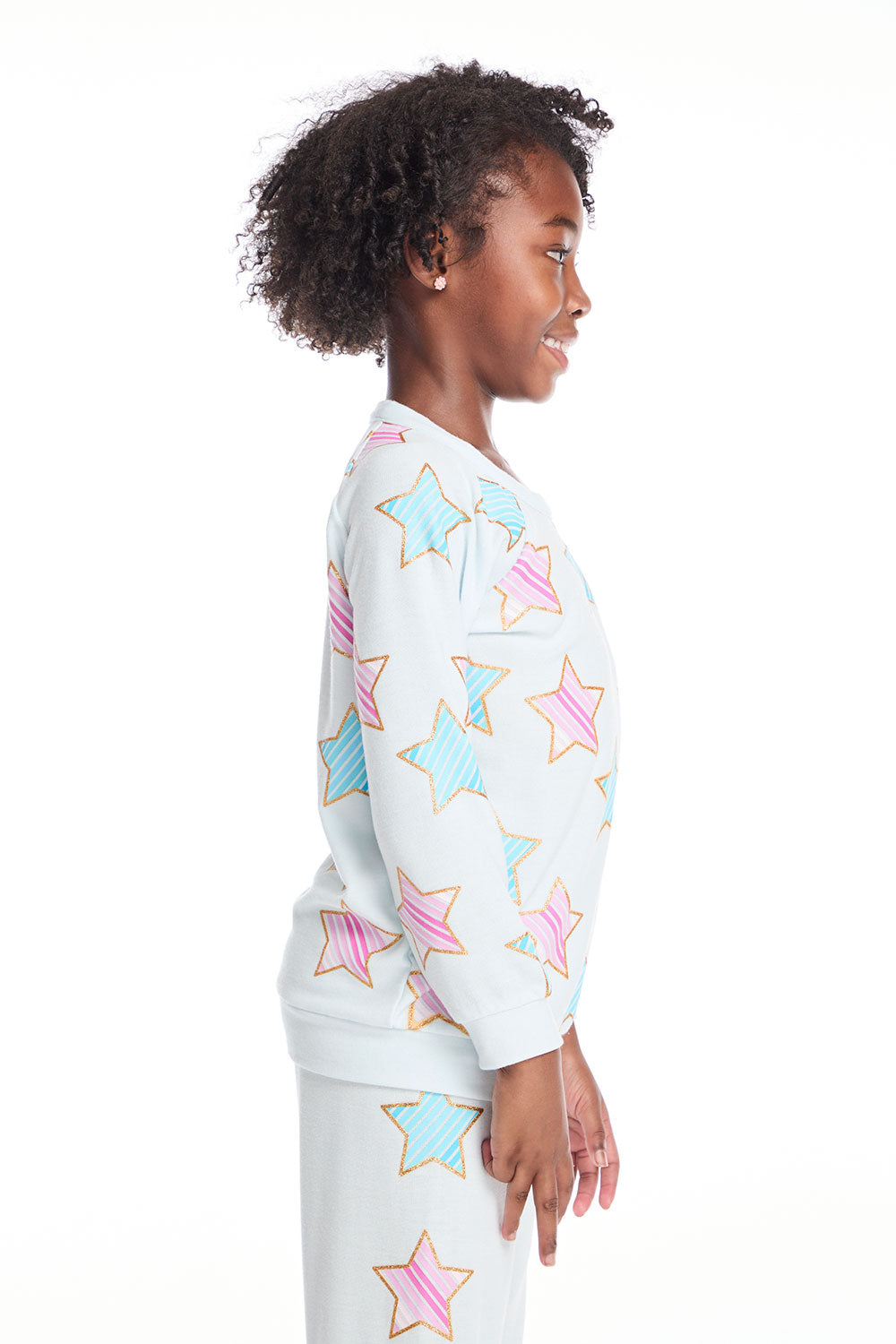 Star Party Girls Raglan Pullover GIRLS chaserbrand