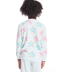 Star Party Girls Raglan Pullover GIRLS chaserbrand