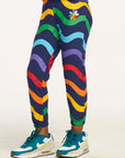 Wavy Rainbow Slouchy Pant GIRLS chaserbrand
