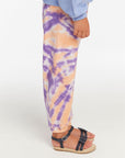 Slim Peach Lavender Tie Dye Girls Slouchy Pant Girls chaserbrand