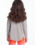 Snow Day Vibes Girls Long Sleeve Girls chaserbrand