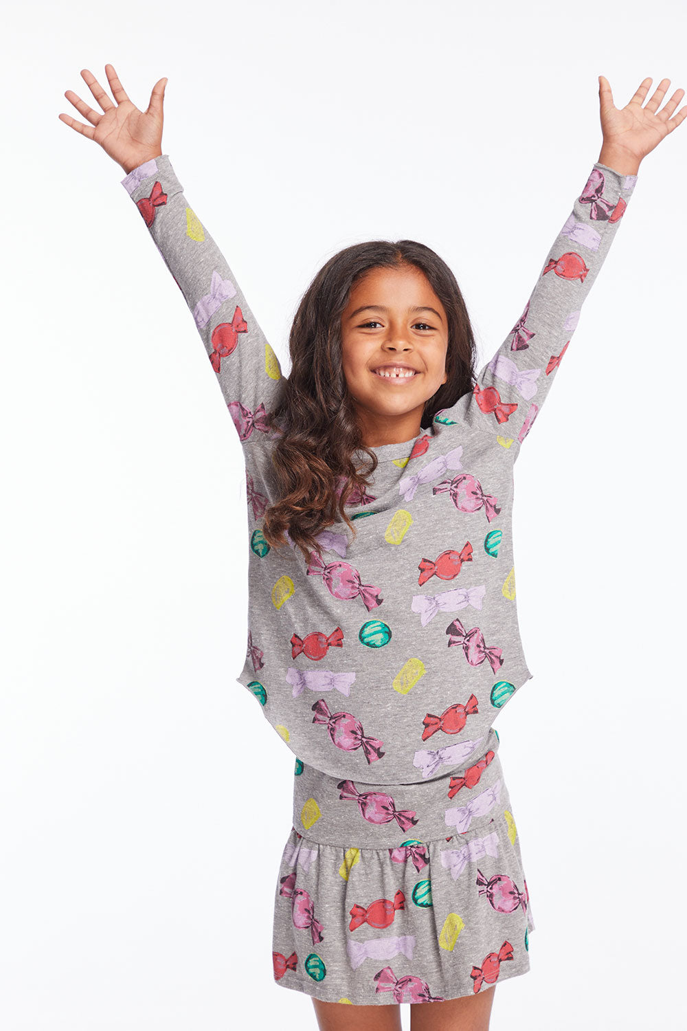 Allover Candy Girls Long Sleeve Girls chaserbrand