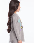Smiley Graffiti Girls Long Sleeve Girls chaserbrand