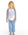 Grateful Dead Skull & Roses Baseball Tee GIRLS chaserbrand