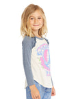 Grateful Dead Skull & Roses Baseball Tee GIRLS chaserbrand