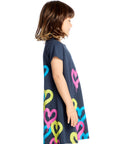 Graffiti Hearts Dress Girls chaserbrand