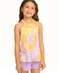 Happy Flouncy High Neck Tank GIRLS chaserbrand