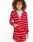 Heart Stripe Girls Zip-up Hoodie GIRLS chaserbrand