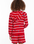 Heart Stripe Girls Zip-up Hoodie GIRLS chaserbrand