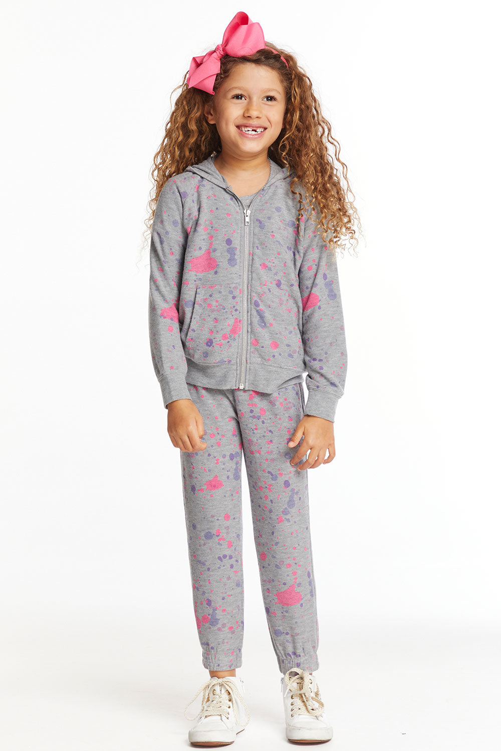 Splatter Paint Zip-up Hoodie Girls chaserbrand