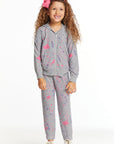 Splatter Paint Zip-up Hoodie Girls chaserbrand