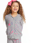 Splatter Paint Zip-up Hoodie Girls chaserbrand