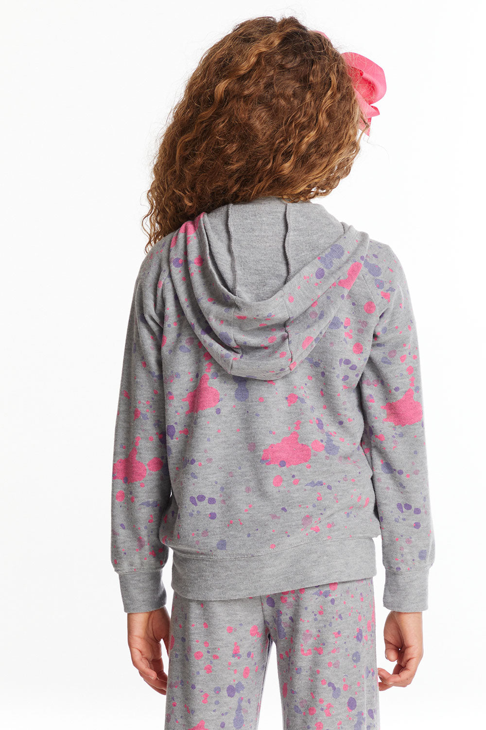 Splatter Paint Zip-up Hoodie Girls chaserbrand