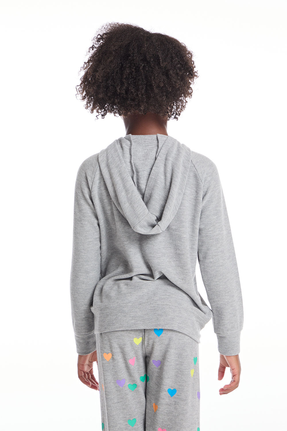 Rainbow Hearts Girls Zip Up Hoodie GIRLS chaserbrand