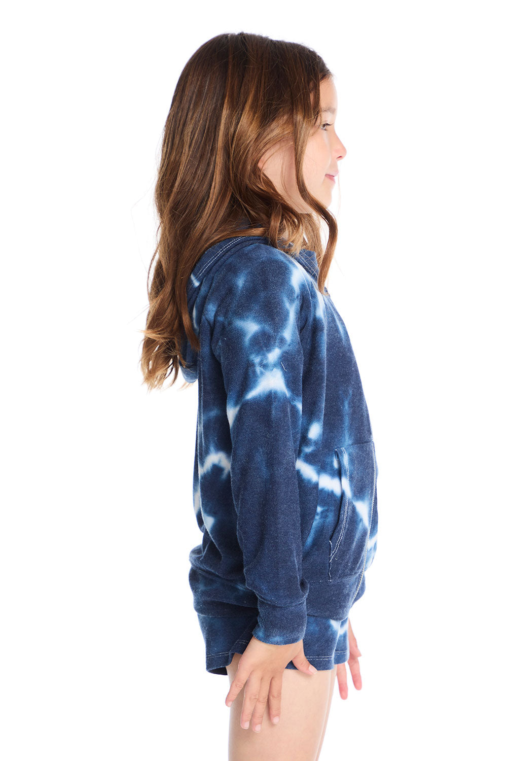 Zip Up Indigo Heart Hoodie Girls chaserbrand