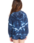 Zip Up Indigo Heart Hoodie Girls chaserbrand