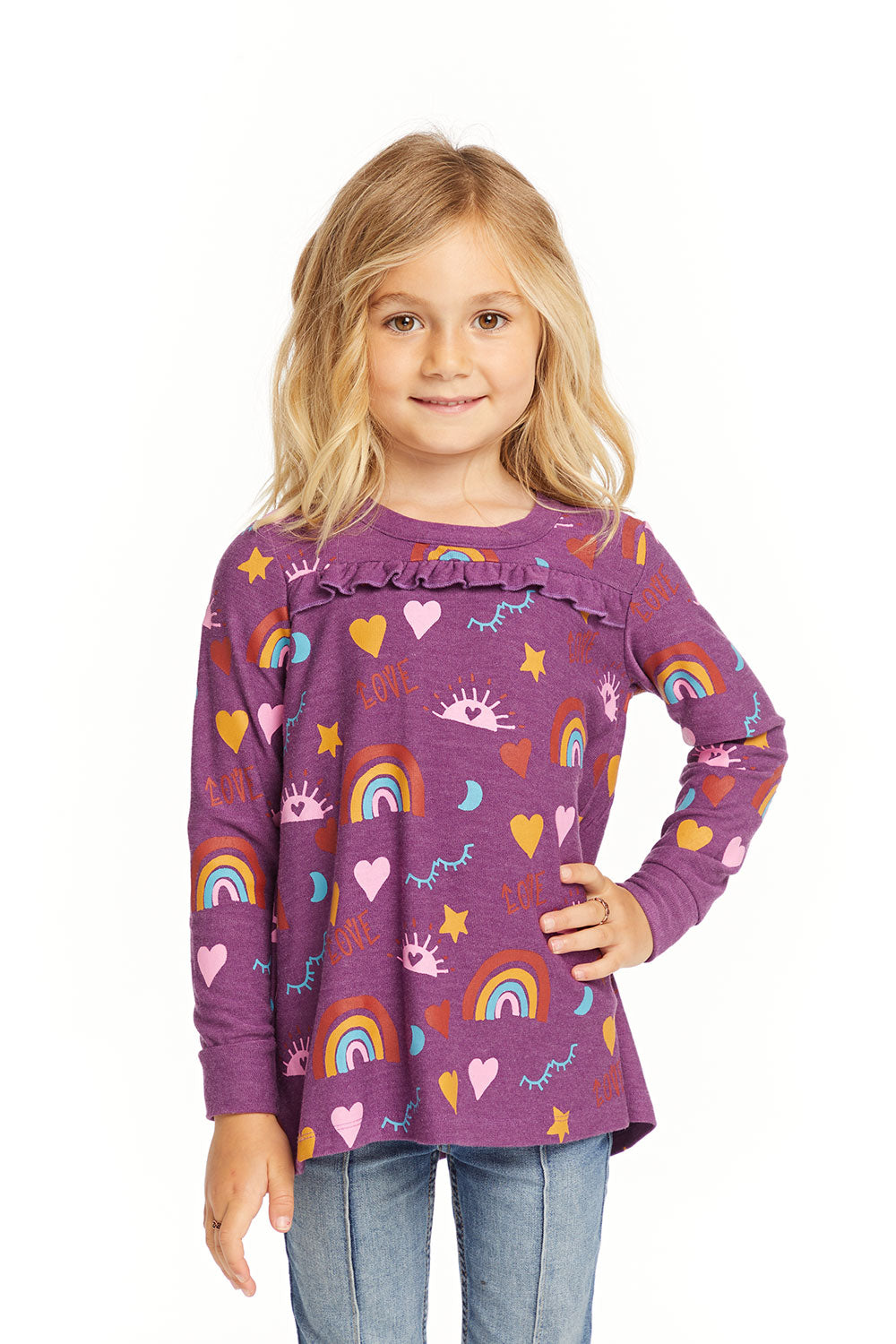 Rainbow Love Long Sleeve GIRLS chaserbrand