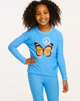 Peace Butterfly Long Sleeve Cozy Knit Pullover GIRLS chaserbrand