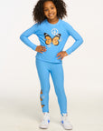 Peace Butterfly Long Sleeve Cozy Knit Pullover GIRLS chaserbrand