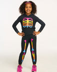 Rainbow Skeleton Pullover Hi/Lo Hoodie GIRLS chaserbrand