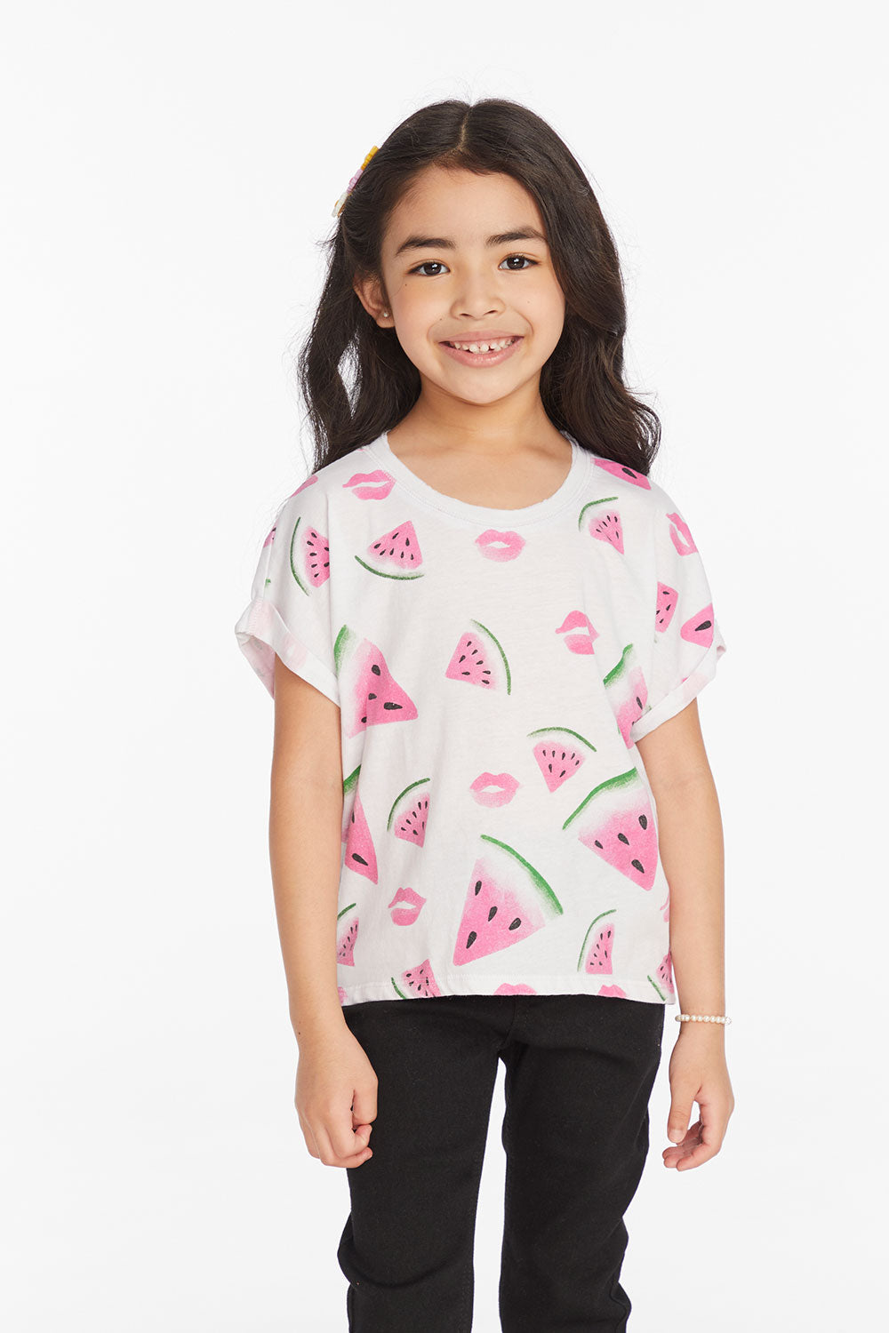 Watermelon Lips Girls Tee Girls chaserbrand