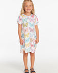 Puff Sleeve "She's a Butterfly" Dress Girls chaserbrand