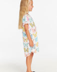 Puff Sleeve "She's a Butterfly" Dress Girls chaserbrand