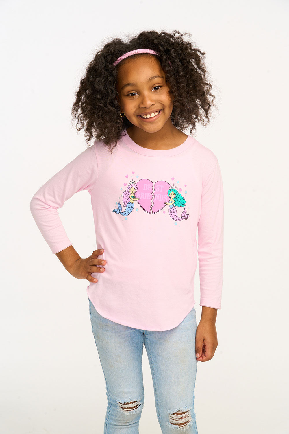 Mermaid Bestie Long Sleeve Tee GIRLS chaserbrand