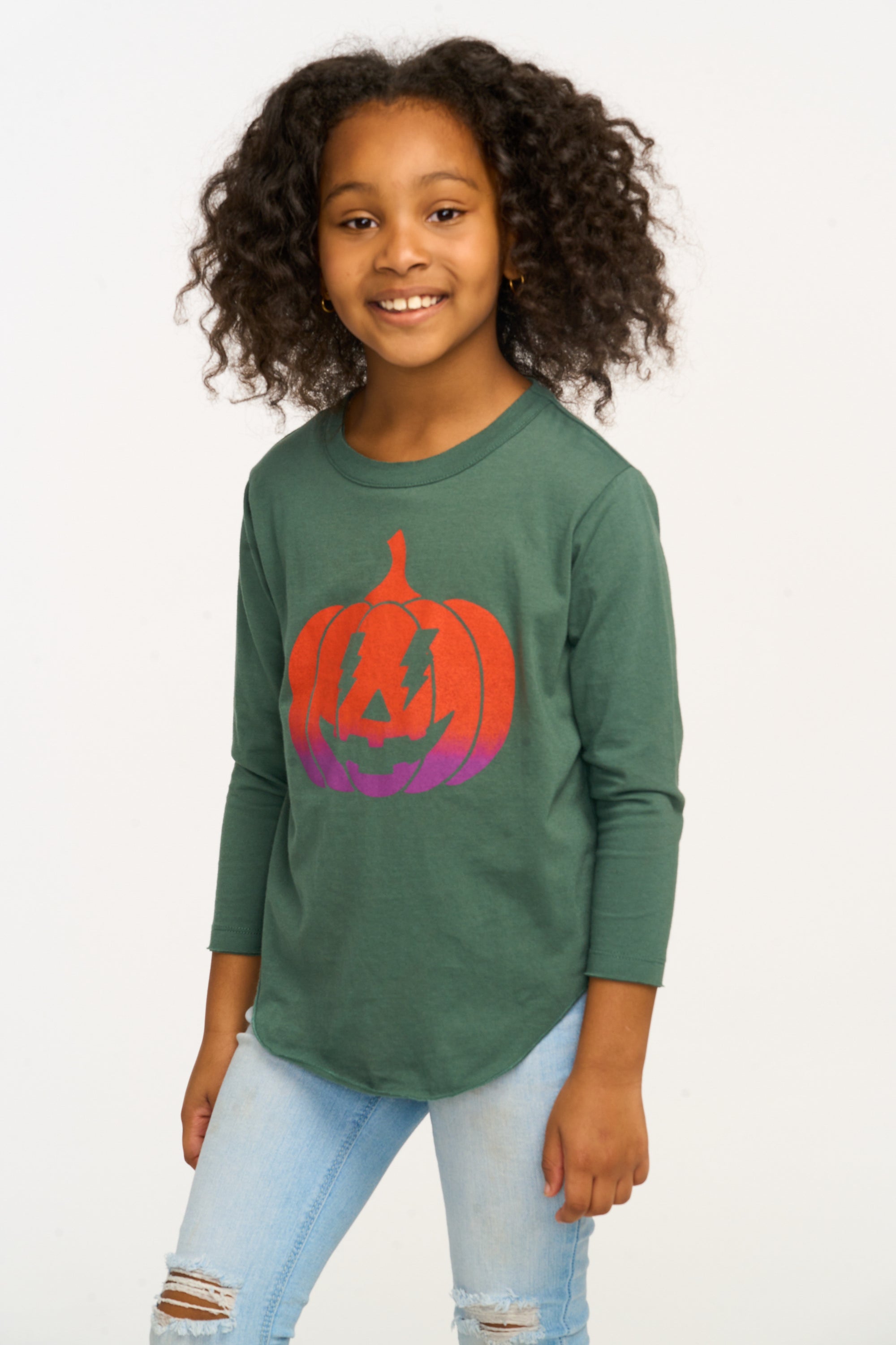 Ombre Pumpkin Long Sleeve GIRLS chaserbrand